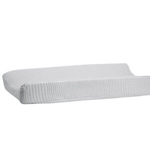 West Elm x PBK Organic Matelasse Changing Pad Cover in Light Grey